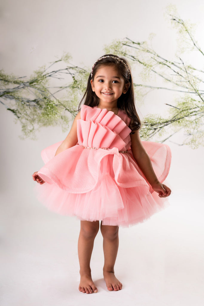 pleated yoke dress Atlantica Yoke Pleated Dress