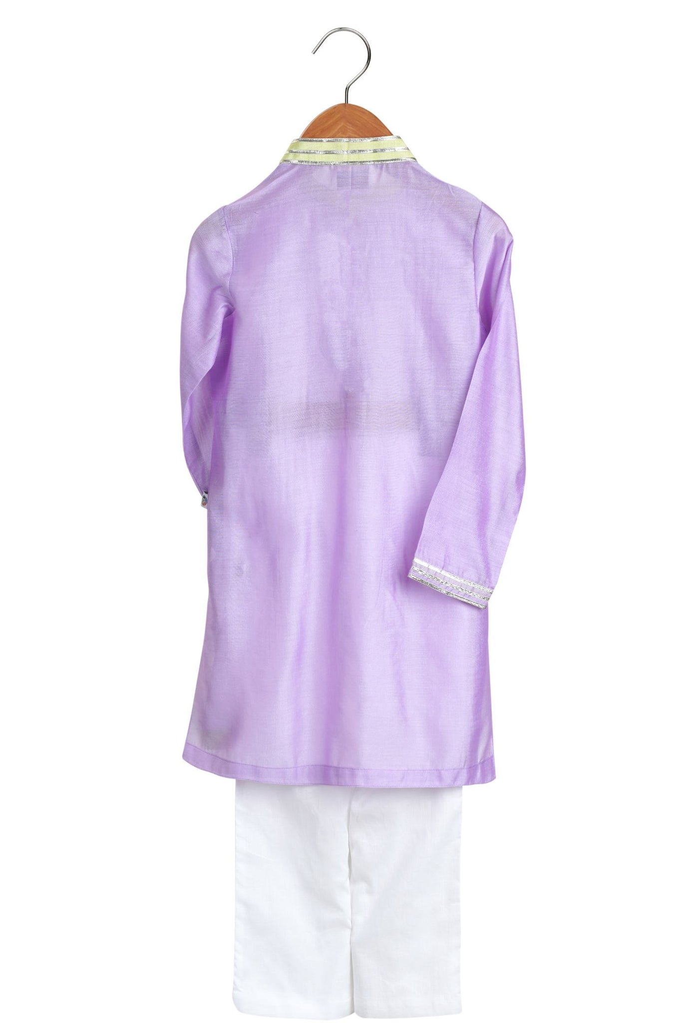 Lilac Gota Work Kurta