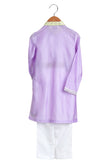 Lilac Gota Work Kurta