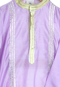 Lilac Gota Work Kurta