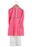 Fuschia Embroidered Kurta