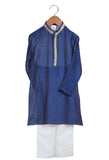 Beaten Gold Indigo Kurta