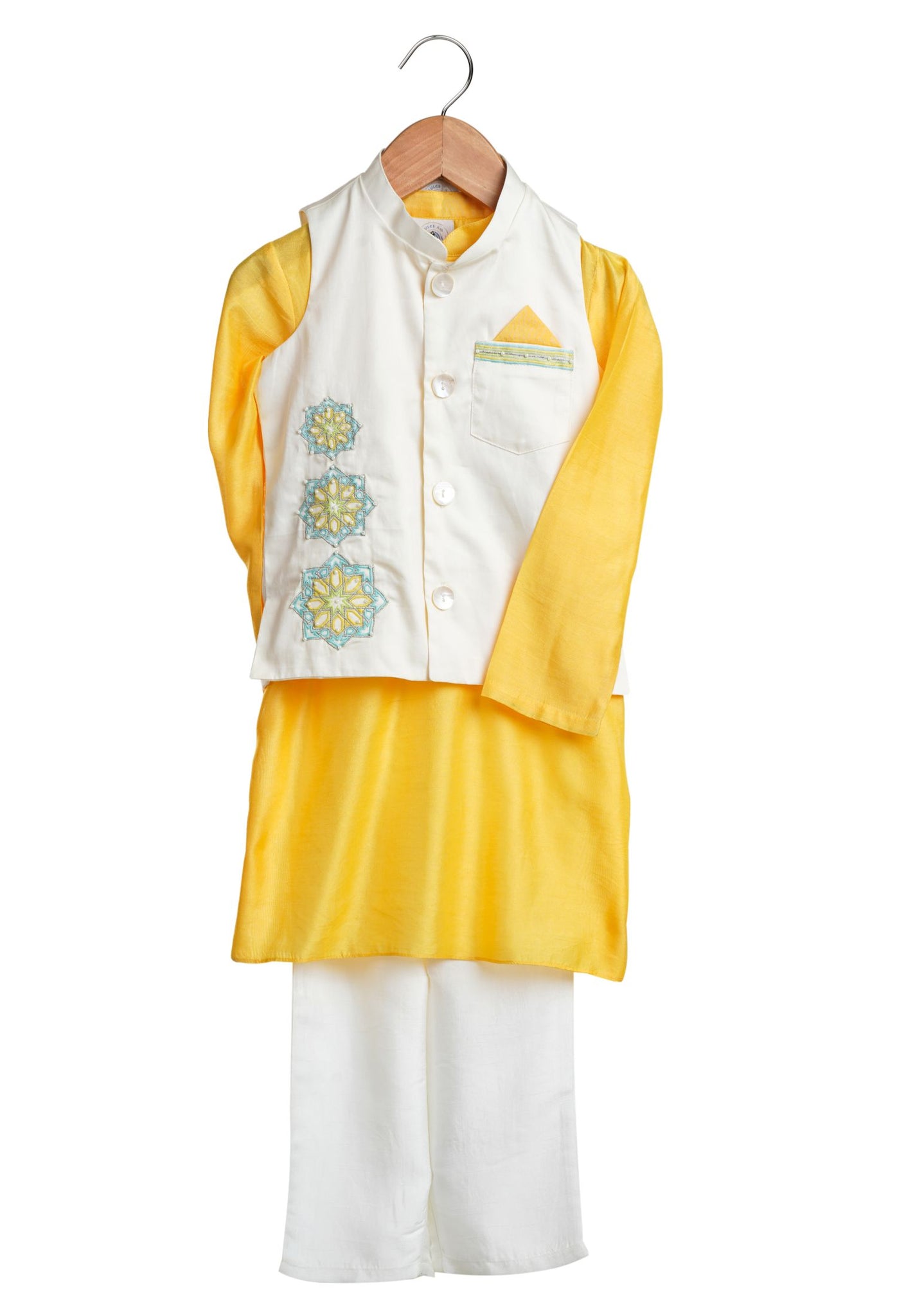 Mango Embroidered Bandhgala Set