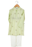 Mint All Over Mirror Work Kurta