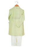 Mint All Over Mirror Work Kurta