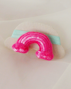 Rainbow Hair Ties (Pink)