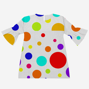 Sugar Rush Dress (Multi Colour Polka)