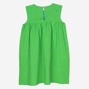 Tinkerbell Dress (Neon Green And Tiny Flowers)