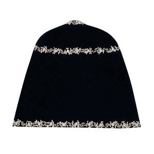 The Floral Velvet Cape