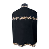 The Floral Velvet Cape