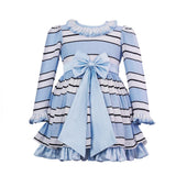 Old Rose Summer Dress - Blue