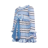 Old Rose Summer Dress - Blue