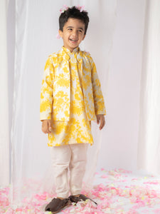 Yellow Kurta Churidar