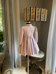 Suede Velvet Coat Lilac