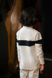 White & Black Pony T-Shirt for Boys